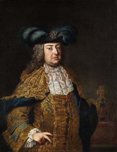 Porträt Kaiser Franz Stephan (1708-1765) von Workshop of Martin van Meytens